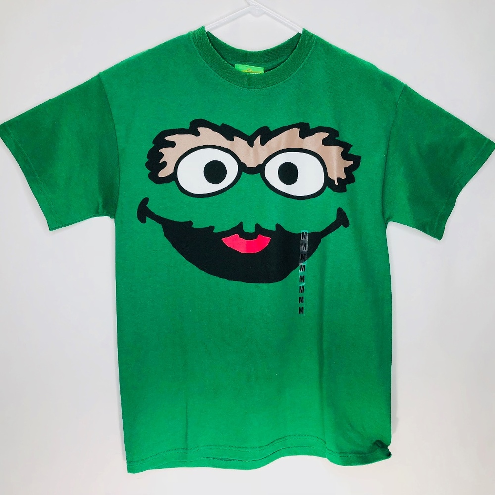 Sesame Street Oscar T Shirt Medium Green
